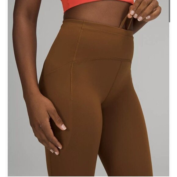 Lululemon Women's Swift Speed High Rise 28" Tight Copper Brown COPB Sz 20 NWT - Picture 4 of 7